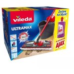 Balai plat vileda avec essoreuse et seau + ajax