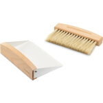 Balai ramasse - miettes en bois de h�tre avec pelle 15, 5 x 10, 5 x 4 cm - balai � main pour cuisine, ...