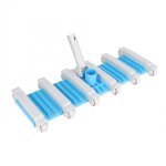 Balai rectangulaire lest avec 12 roues - nettoie le fond du bassin - brosses latrales - convient  ...