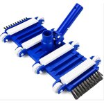 Balai rectangulaire lest avec 8 roues - nettoie le fond du bassin - brosses latrales - convient  tous ...