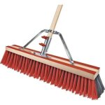 Balai de rue bulldozer pet + elaston l. 600mm rouge / noir peggy perfect