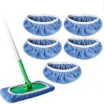 Compatible avec le balai swiffer - lot de 5 - bleu, 25, 4 x 11, 5 cm (pour balai swiffer)