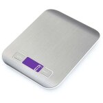Balance de cuisine �lectronique 5 kg / 1 g balance num�rique en acier inoxydable avec �cran lcd et fonction ...