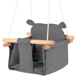 Balancelle enfant avec siège en tissu doux et cadre en bois ? installation poutre / porte / extérieur ... Balancelle enfant avec siège en tissu doux et cadre en bois ? installation poutre / porte / extérieur ...