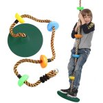 Balançoire d'arbre de corde d'escalade pour enfants avec 30cm disques siège et plateformes, 200cm balançoire ... Balançoire d'arbre de corde d'escalade pour enfants avec 30cm disques siège et plateformes, 200cm balançoire ...