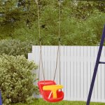 Balanoire pour bb avec ceinture de scurit et corde rglable en plastique vidaxl