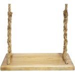 Balançoire en bois naturel avec corde de 3. 7m, charge maximale:160kg - siège balançoire sur arbre extérieur ... Balançoire en bois naturel avec corde de 3. 7m, charge maximale:160kg - siège balançoire sur arbre extérieur ...