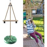 Balan�oire � disque pour enfants, accessoires de balan�oire, barre de singe r�glable en hauteur de 2, ...