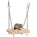 Balancoire hamster - jouets en bois hamster - hamster hamac swing pet toy - hamac cage exercise molar ...