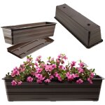 Balconnire 60 cm pot de fleur + support - kadax