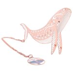 Marque - page baleine en métal, cadeau d'anniversaire pour lecteur, amoureux des livres, en laiton, fête ... Marque - page baleine en métal, cadeau d'anniversaire pour lecteur, amoureux des livres, en laiton, fête ...