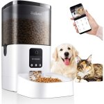 Balimo - distributeur de croquettes automatique 4l pour chats chiens avec webcam wifi mangeoire automatique ...