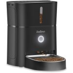 Balimo luck 3l distributeur croquettes chat automatique, bol en acier inoxydable pour animaux domestiques, ...