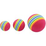 Balle pour chat, jouet sonore arc - en - ciel, douce et � m�cher, pour chatons, jeu interactif silencieux, ...