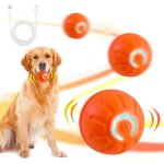 Balle de jouet intelligent, jouet automatique pour chiens, balle interactive pour chiens, durable et ...