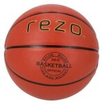 Ballon de basket - ball - rezo - caoutchouc - taille 5 - marron - polyvalent