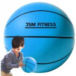 Ballon de basket silencieux 18 cm bleu
