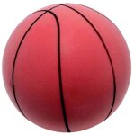 Ballon de basket souple master - 18 cm - rouge