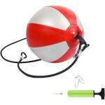 Ballon de boxe avec suspension sur sac de frappe � double extr�mit�, pour adultes, couleur argent et ...