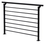 Balustrade d'ext�rieur - acier galvanis� en alu - longueur 1. 50m - gc - i - rv - ext - n