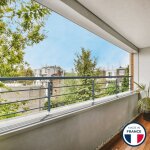 Balustrone france - garde - corps aluminium gris fonc� sur muret, 3m pose � sceller au sol, int�rieur ...