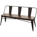 Hhg - jamais utilis] banc  3 places 491, salle  manger, design chesterfield, industriel, gastronomie, ...