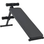 Banc pour abdominaux noir 124 x 33, 5 x 55 cm vidaxl Banc pour abdominaux noir 124 x 33, 5 x 55 cm vidaxl