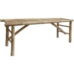 Banc en bambou 120cm