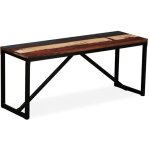 Banc, banquette salon moerne 110 x 35 x 45 cm bois de r�cup�ration massif pwfn10947 design in