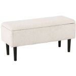 Bancs de chambre avec rangement int�gr� - banc rembourr� en velours - couvercle rabattable - coffre - ...