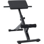 Banc d'hyperextension noir 101 x 70 x 71 cm vidaxl