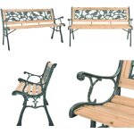 Vidaxl - banc de jardin 122 cm bois - banc de jardin - mobilier de jardin - banc en bois - fer forgé ... Vidaxl - banc de jardin 122 cm bois - banc de jardin - mobilier de jardin - banc en bois - fer forgé ...