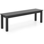 Banc de jardin pour 2 - 3 personnes, banc d?ext�rieur sans dossier, pour v�randa, jardin et parc, 140 ...