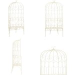 Vidaxl - banc de jardin 95 cm fer blanc antique - banc de jardin - banc en fer forgé - mobilier de jardin ... Vidaxl - banc de jardin 95 cm fer blanc antique - banc de jardin - banc en fer forgé - mobilier de jardin ...