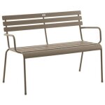Banc de jardin greensboro 2 places caf� - hesp�ride