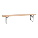 Rutland county garden furniture ltd - banc de jardin pliable brasserie (lot de 2)