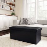Bolli - banc de rangement, ottoman avec espace de stockage, coffre de rangement intrieur repose - pieds, ...