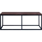 Banc relaxdays, salle � manger, salon et couloir, hxlxp : 47x120x30 cm, banc de cuisine, m�tal, industriel ...