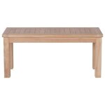 Banc en teck pour ext�rieur 100cm garden - 100x35x45 cm - kayu meuble