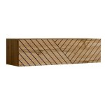 Paris prix - banc tv mural design 'switch lamel' 120cm naturel rainur