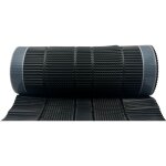 Bande closoir de fa�tage souple ventil� en aluminium ? noir