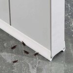 Bande d'�tanch�it� en bas de porte, souple isolant phonique thermique bande, porte bas joint strip, adh�sif ...