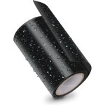 Bande impermable noire (10cm x 150cm) ultra fort pour reparation des piscines et des tuyaux (bande de ...