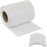 Bande occultante bandes pvc mouchoir enroulable intimit� cl�ture balcon portail - blanc