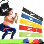 Bandes de r�sistance pour l'entra�nement fitness - ensemble de 5 bandes medi sleep