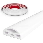 Bande de seuil de douche blanche de 39 pouces, protection anti - �claboussures auto - adh�sive et pliable ...