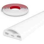 Bande de seuil de douche blanche de 78 pouces, protection anti - �claboussures auto - adh�sive et pliable ...