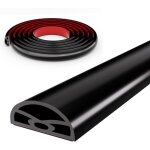 Bande de seuil de douche noire de 118 pouces, protection anti - �claboussures auto - adh�sive et pliable ...