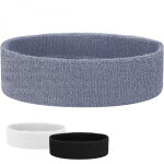 Bandeau de sport anti - transpiration pour cheveux, running, tennis, fitness, padle, absorbant - 85 % ...