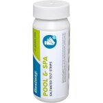 Bandelettes de test pour l'eau de piscine et de spa, tests multiparam�tres pour le chlore, le ph, la ...